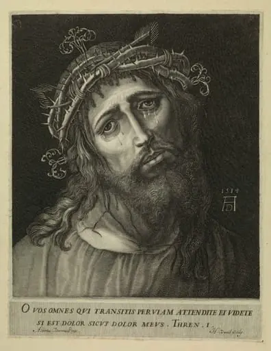 Christ with the crown of thorns, by Unknown