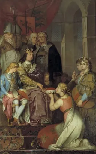 Christian I Proclaiming Holstein a Duchy in 1474. Painted for Christiansborg Castle, by Unknown