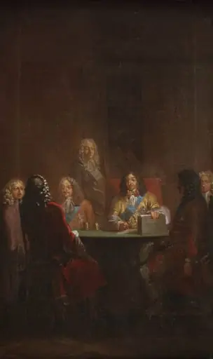 Christian V Presents Danish Law 1683, by Unknown