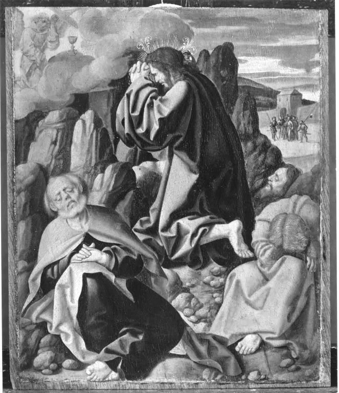 Christus am Ölberg, by Unknown, unspecified, 1545
