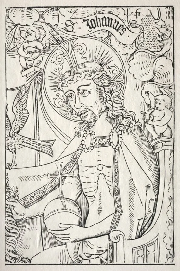 Christus im Halbfigur, by Unknown, 1480