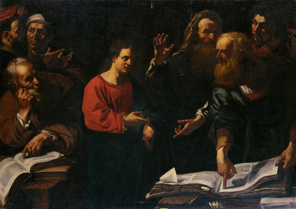Christus unter den Schriftgelehrten, by Unknown, unspecified, 1621