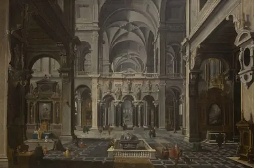 Church Interior, by Unknown