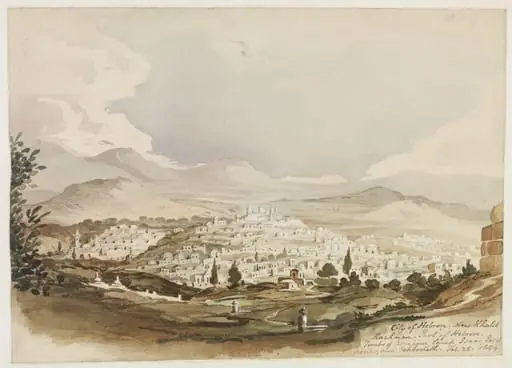 City of Hebron - Now Khalil Rachman - Pool of Hebron. Tombs of Abraham, Sarah, Isaac, Jacob, Abner, and Ishbosheth, by Unknown