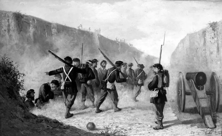 Civil War Scene, by Unknown