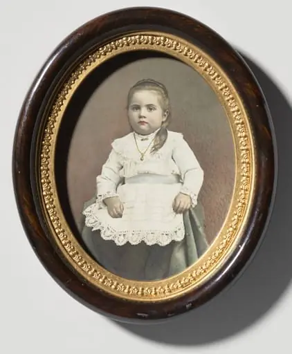 Clara L. White as a Child, by Unknown