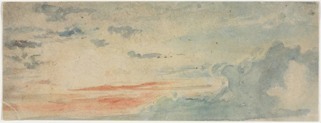 Cloud Study, by Unknown, 1804