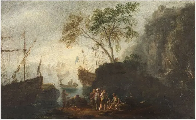 Coast Scene, by Unknown