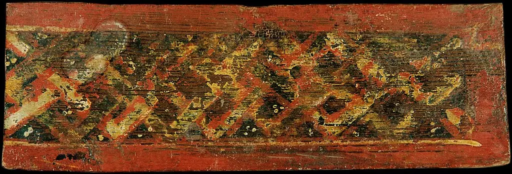 Coffered ceiling panel, by Unknown