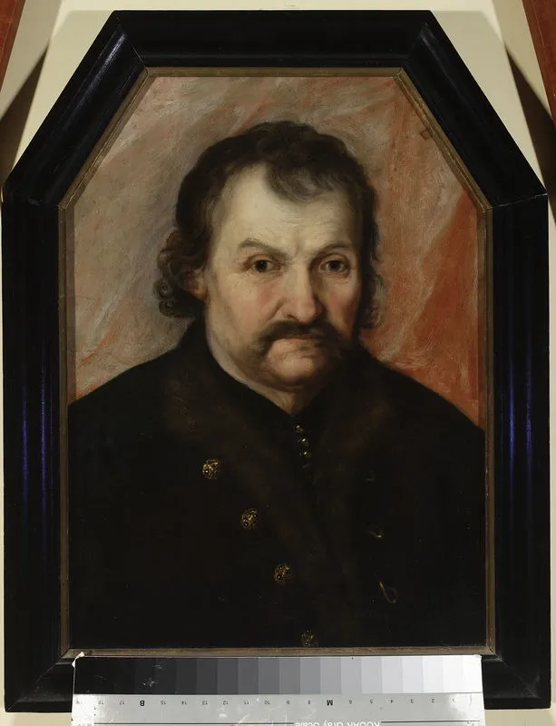 Coffin portrait of Jan Motczyński, by Unknown, unspecified, 1696