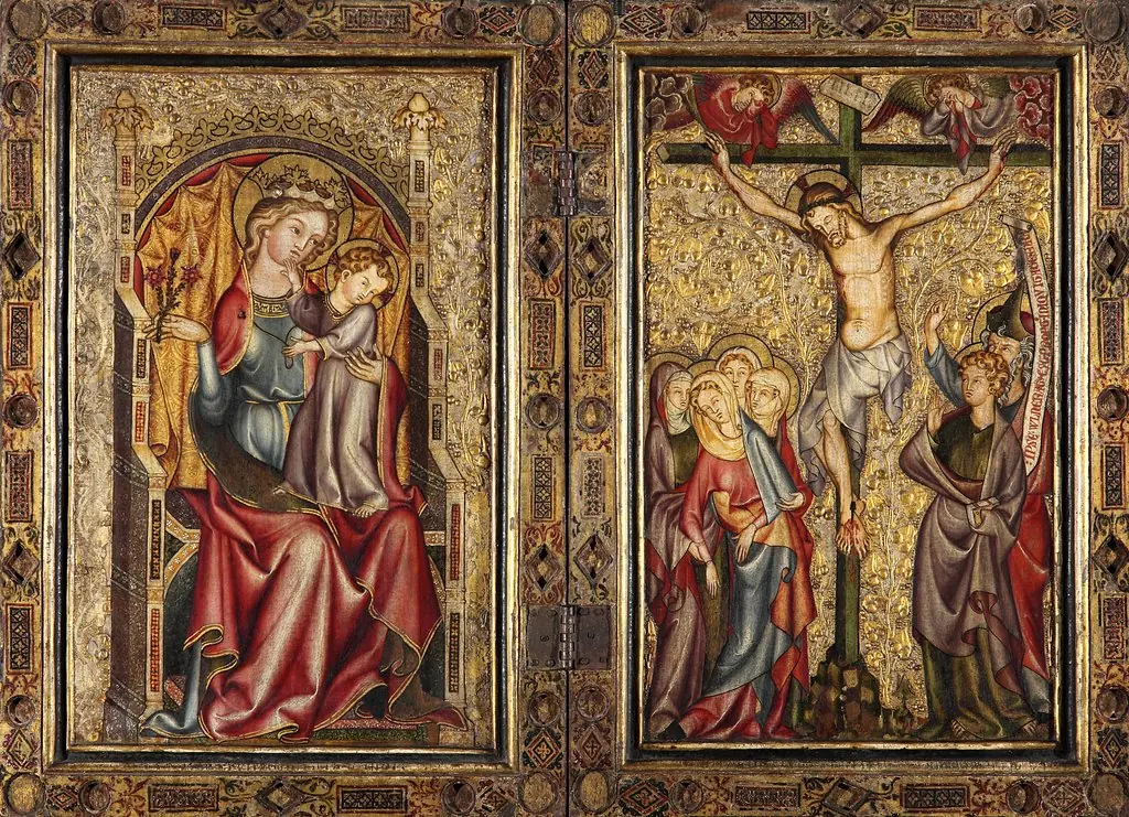 Cologne Diptych, by Unknown, 1315