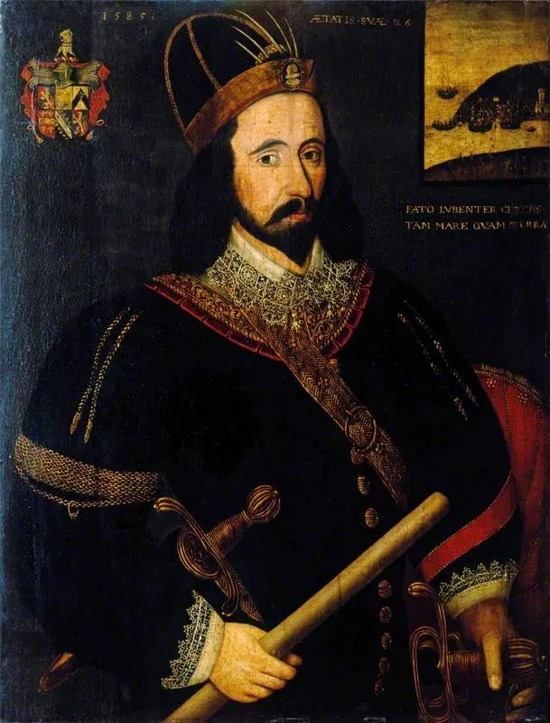 Commander Honing (1557–1586?), Aged 26, by Unknown, oil, 1593
