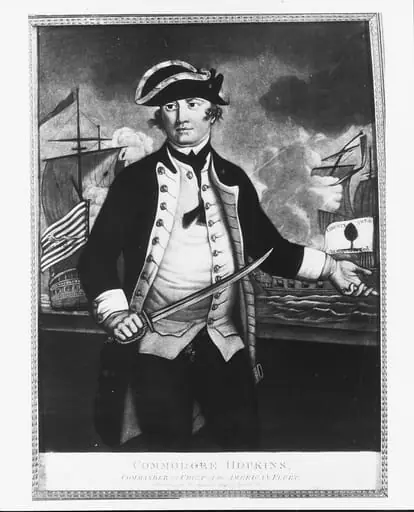 Commodore Hopkins, by Unknown, 1776