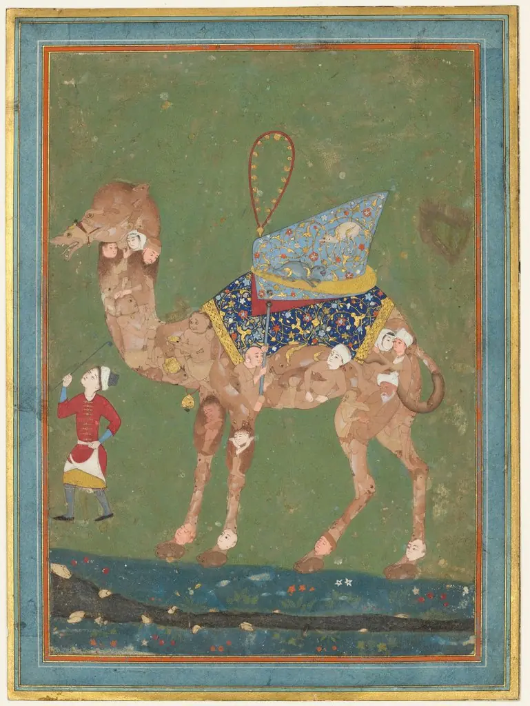 Composite Camel with Attendant, by Unknown