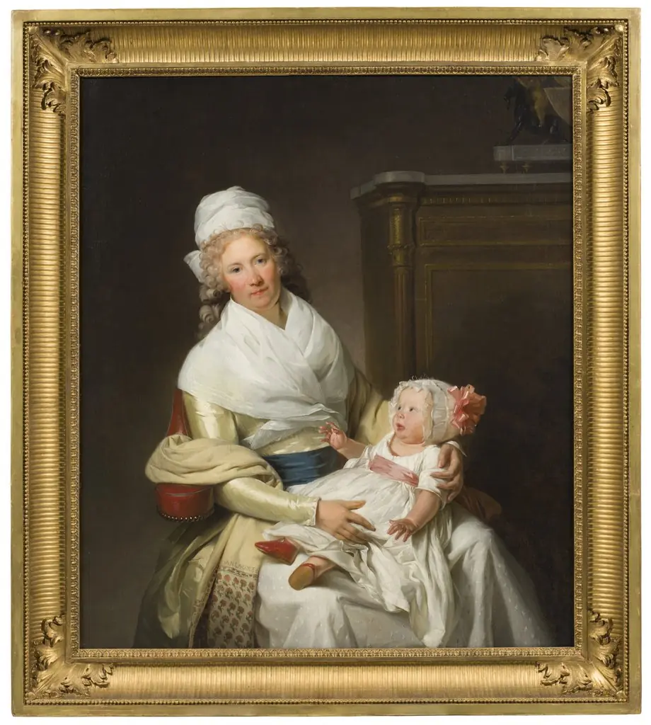 Constantia Foster med syskonbarn, by Unknown