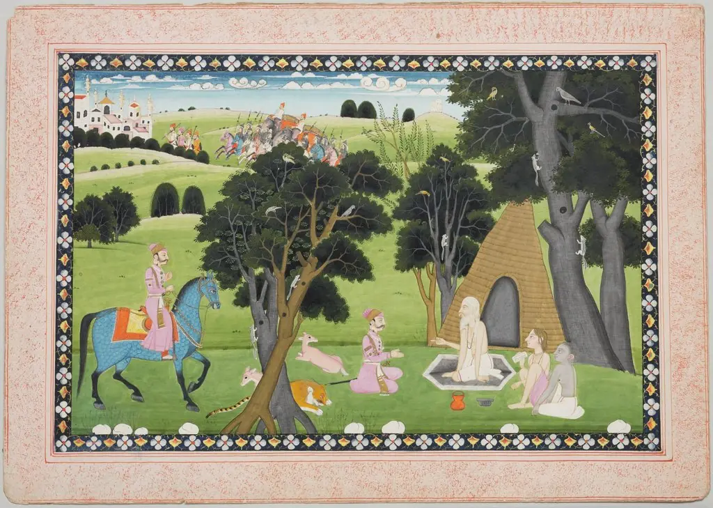 Consultation with a Hermit Guru, by Unknown