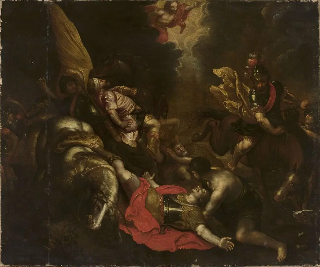 Conversion of St. Paul (Acts 9:3-6), by Unknown