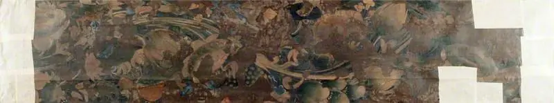 Copy of Painting inside the Caves of Ajanta (cave 2), by Unknown