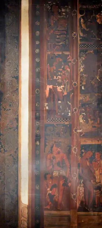 Copy of Painting inside the Caves of Ajanta (cave 6), by Unknown