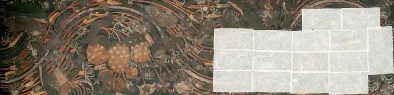 Copy of Painting inside the Caves of Ajanta (cave 9), by Unknown