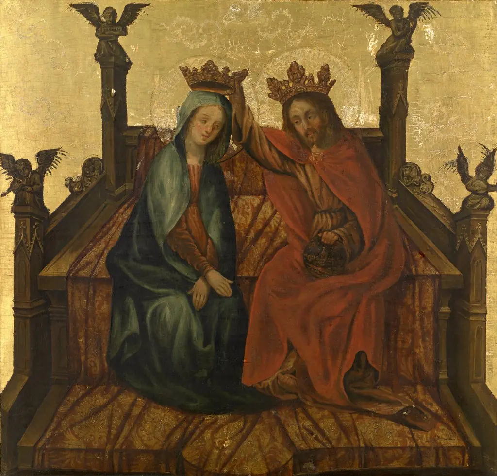 Coronation of Mary, by Unknown