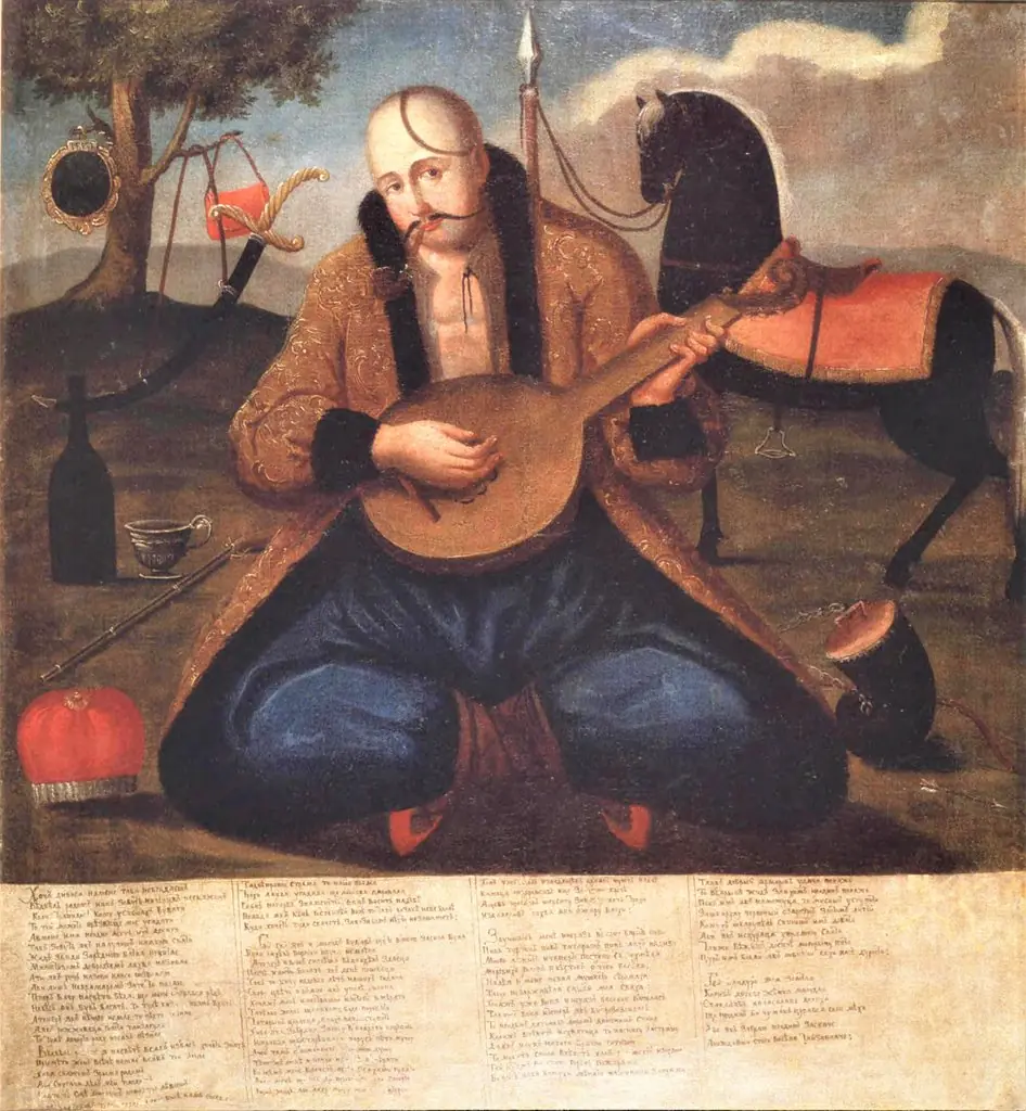 Cossack Mamay, by Unknown