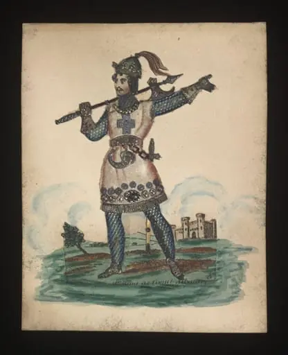 Count Albaun tinsel print, by Unknown