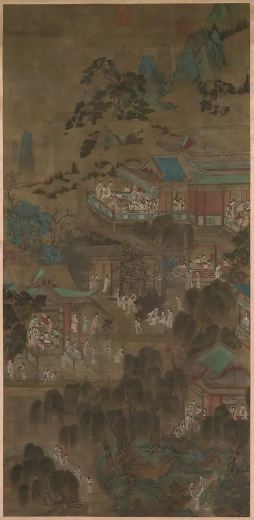 Court Ladies in the Imperial Palace, by Unknown