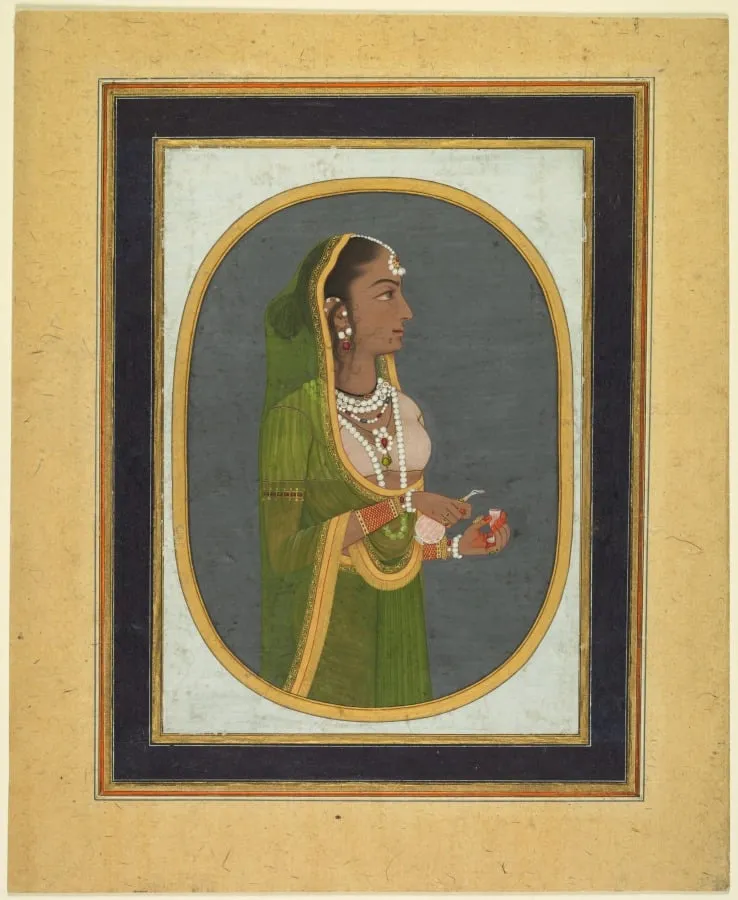 Court Lady Pouring Wine (recto); Calligraphy of Lyrical Quatrains (verso), by Unknown, unspecified, 1704