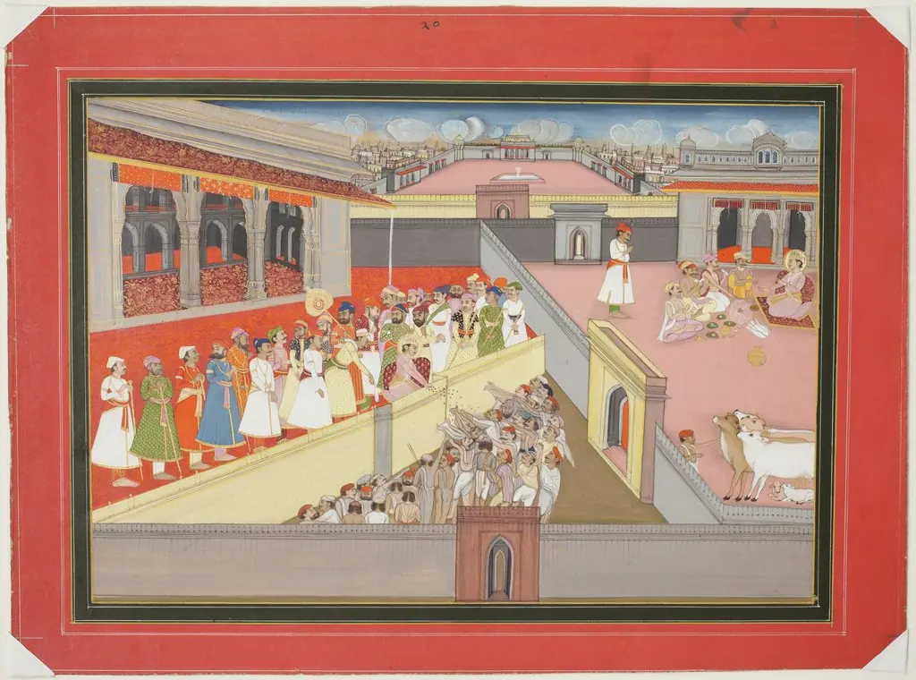 Court Scene, by Unknown