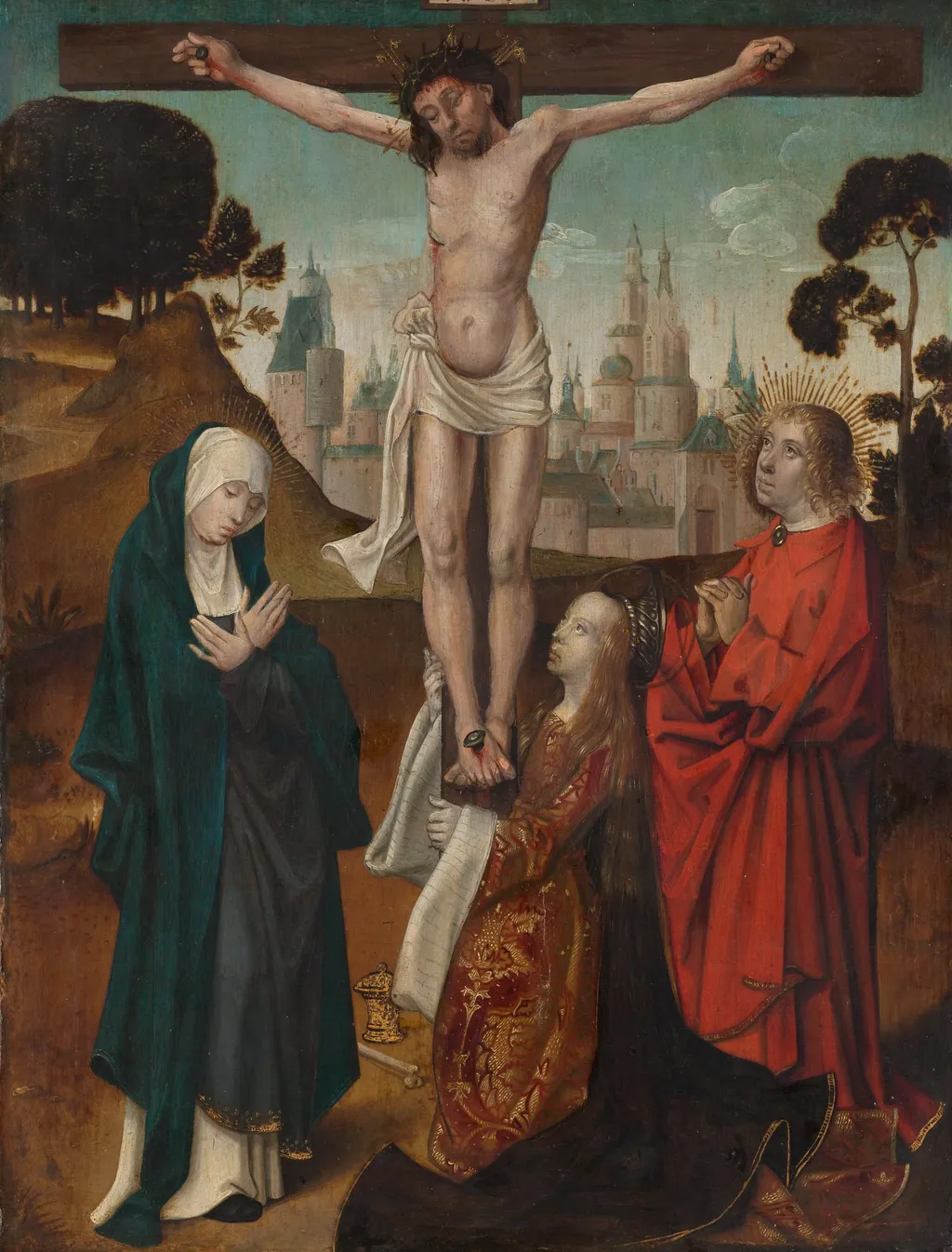 Crucifixion, by Unknown, unspecified, 1510