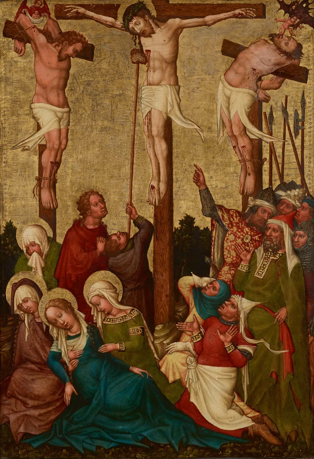 Crucifixion, by Unknown, unspecified, 1430