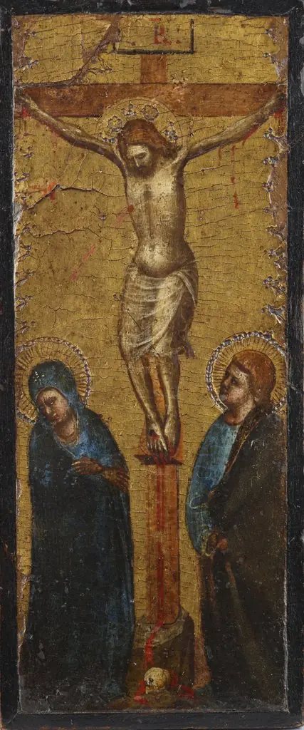 Crucifixion (Wing of a Triptych), by Unknown