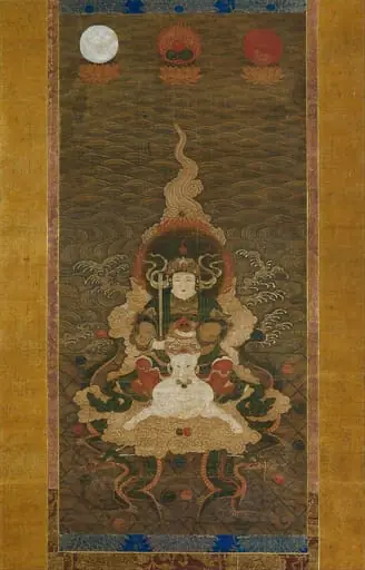 荼枳尼天像|Dakini, by Unknown
