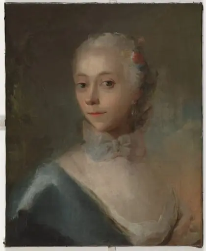 Dameportræt, by Unknown