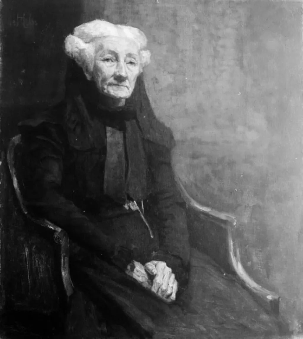 Dameportræt. Frøken Schmiegelow, by Unknown, 1905