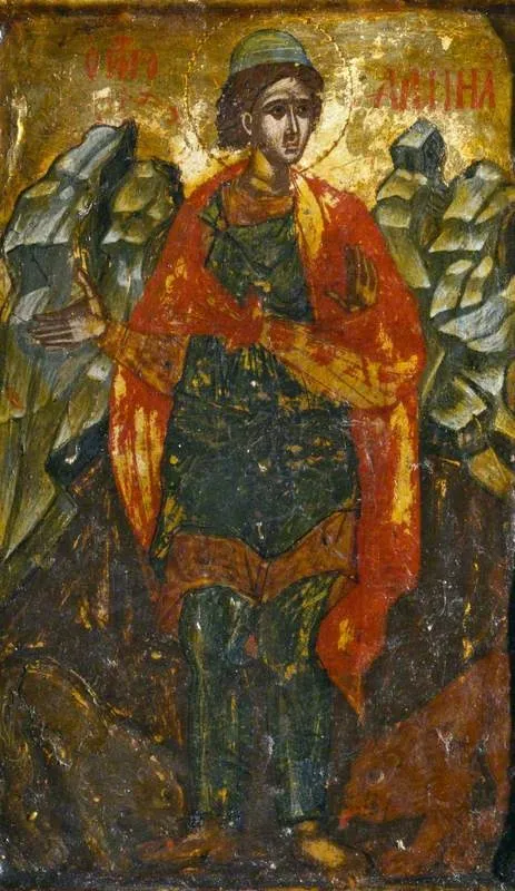 Daniel in the Lion's Den (one side of a two-sided panel), by Unknown, unspecified, 1600