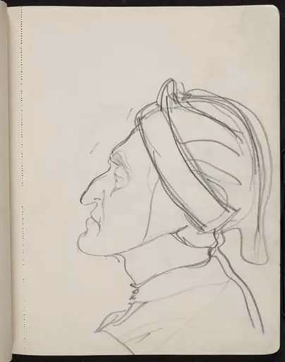 Dante, profil m.h., by Unknown