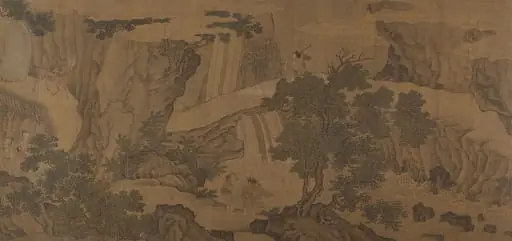 明  佚名  游仙圖  卷|Daoist Immortals in a Landscape, by Unknown