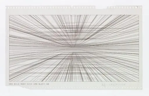 Das Bild Hebt Sich Vom Blatt AB [The picture stands out against the sheet], by Unknown