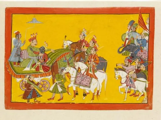 Dasaratha and Rama, by Unknown