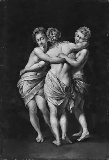 De tre gratier, by Unknown