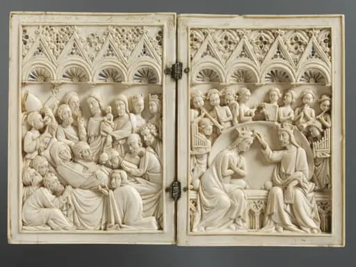 Death and the Coronation of the Virgin, by Unknown