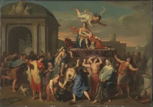 Death of Dido, by Unknown