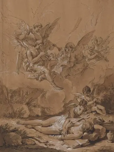 Death of the Magdalene, by Unknown