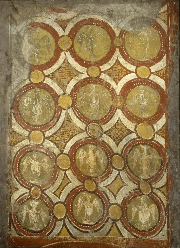 Decorative Panel with Eagles, by Unknown, 1125