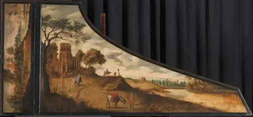 Deksel van een klavecimbel, by Unknown