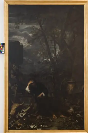 Democritus in Meditation, by Unknown