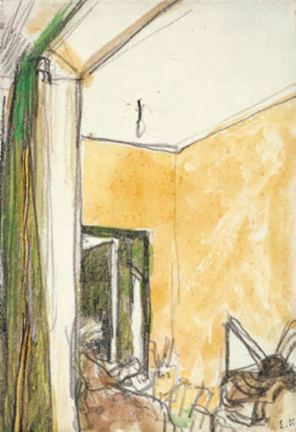 Den gule stue, by Unknown, unspecified, 1924