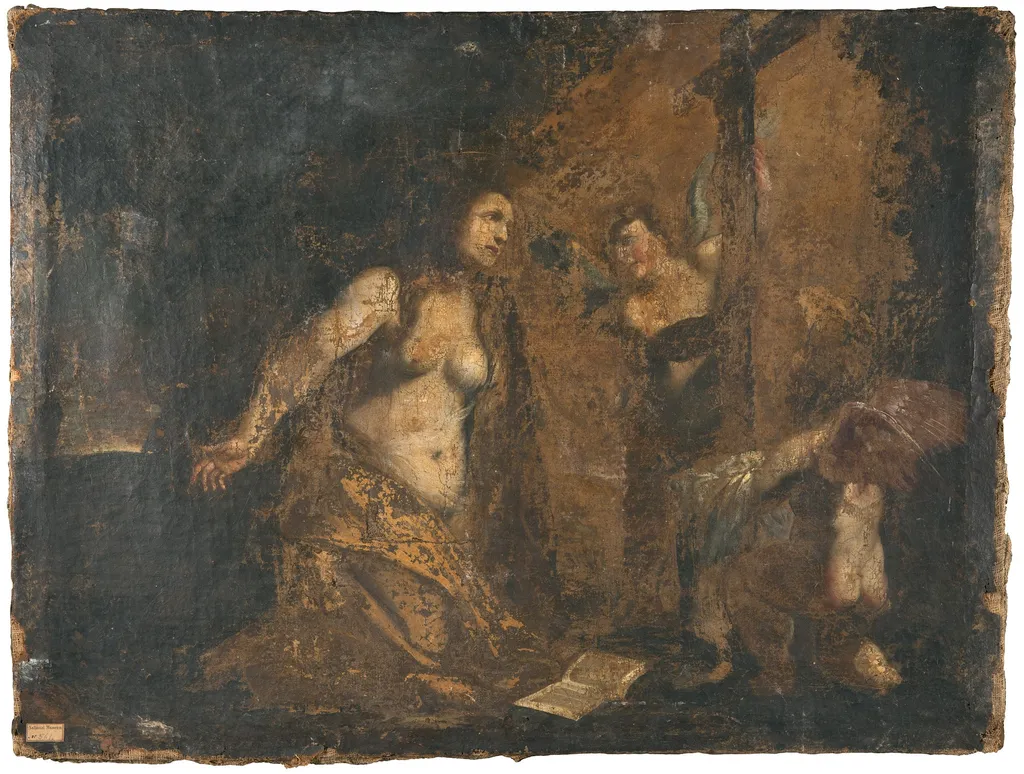 Den heliga Maria Magdalena, by Unknown, oil